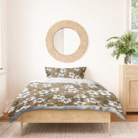 Kuvui Bula Fiji Bedding Set Fijian Tapa Seamless Hibiscus - Polynesian Pride