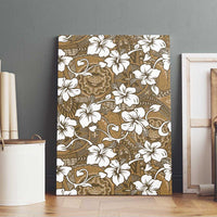 Kuvui Bula Fiji Canvas Wall Art Fijian Tapa Seamless Hibiscus - Polynesian Pride