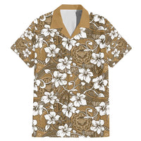 Kuvui Bula Fiji Family Matching Mermaid Dress and Hawaiian Shirt Fijian Tapa Seamless Hibiscus - Polynesian Pride