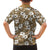 Kuvui Bula Fiji Family Matching Off Shoulder Short Dress and Hawaiian Shirt Fijian Tapa Seamless Hibiscus - Polynesian Pride