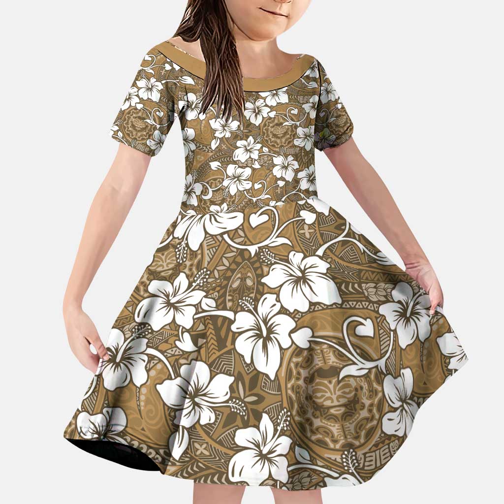 Kuvui Bula Fiji Family Matching Puletasi and Hawaiian Shirt Fijian Tapa Seamless Hibiscus - Polynesian Pride