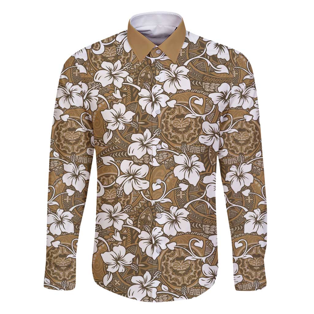 Kuvui Bula Fiji Family Matching Puletasi and Hawaiian Shirt Fijian Tapa Seamless Hibiscus - Polynesian Pride