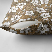 Kuvui Bula Fiji Pillow Cover Fijian Tapa Seamless Hibiscus - Polynesian Pride