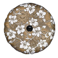 Kuvui Bula Fiji Spare Tire Cover Fijian Tapa Seamless Hibiscus - Polynesian Pride