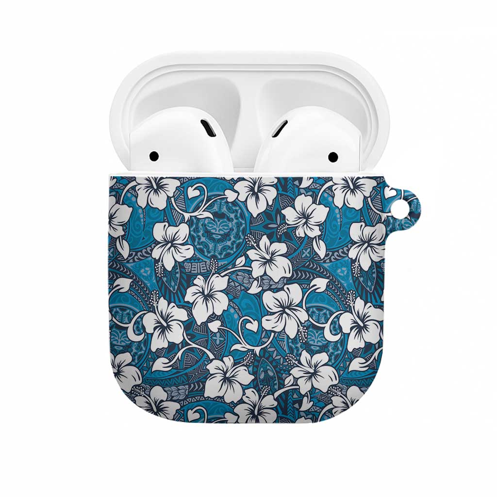 Karakarawa Bula Fiji AirPods Case Fijian Tapa Seamless Hibiscus - Polynesian Pride