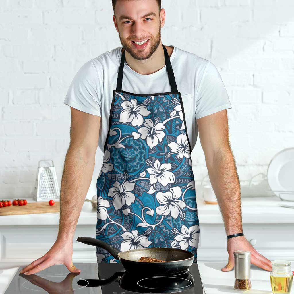 Karakarawa Bula Fiji Apron Fijian Tapa Seamless Hibiscus - Polynesian Pride