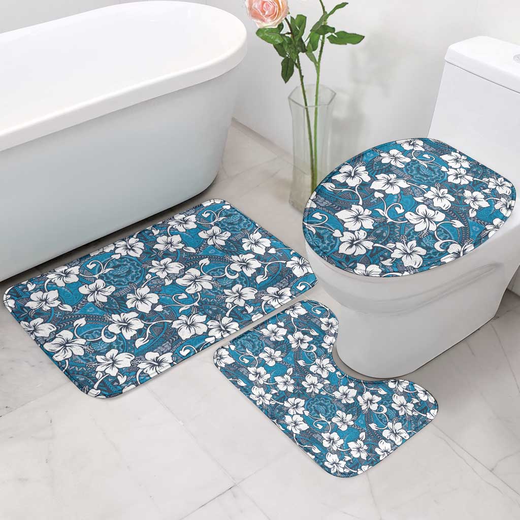 Karakarawa Bula Fiji Bathroom Set Fijian Tapa Seamless Hibiscus - Polynesian Pride