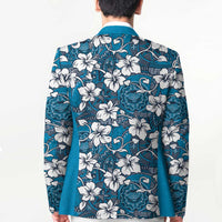 Karakarawa Bula Fiji Blazer Fijian Tapa Seamless Hibiscus - Polynesian Pride