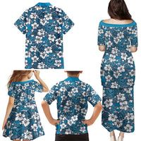 Karakarawa Bula Fiji Family Matching Puletasi and Hawaiian Shirt Fijian Tapa Seamless Hibiscus - Polynesian Pride