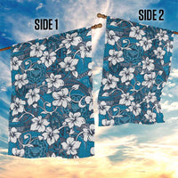 Karakarawa Bula Fiji Garden Flag Fijian Tapa Seamless Hibiscus - Polynesian Pride