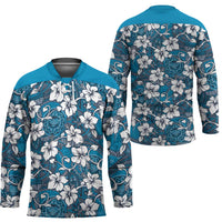 Karakarawa Bula Fiji Hockey Jersey Fijian Tapa Seamless Hibiscus - Polynesian Pride