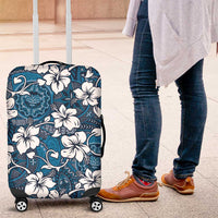 Karakarawa Bula Fiji Luggage Cover Fijian Tapa Seamless Hibiscus - Polynesian Pride