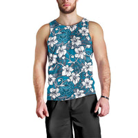 Karakarawa Bula Fiji Men Tank Top Fijian Tapa Seamless Hibiscus - Polynesian Pride
