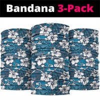 Karakarawa Bula Fiji Neck Gaiter Fijian Tapa Seamless Hibiscus - Polynesian Pride