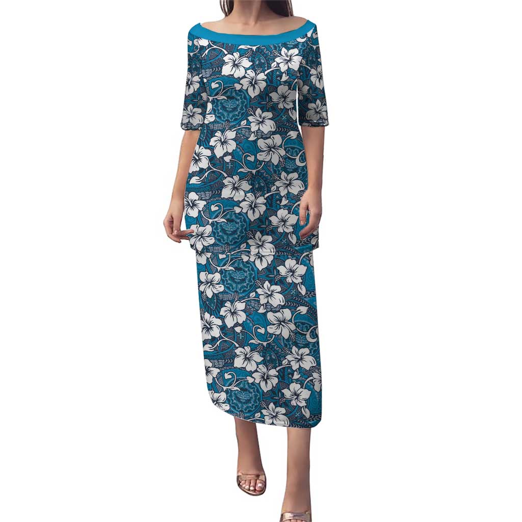 Karakarawa Bula Fiji Puletasi Fijian Tapa Seamless Hibiscus - Polynesian Pride