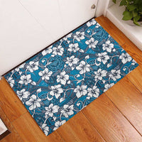 Karakarawa Bula Fiji Rubber Doormat Fijian Tapa Seamless Hibiscus - Polynesian Pride