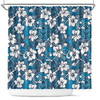 Karakarawa Bula Fiji Shower Curtain Fijian Tapa Seamless Hibiscus - Polynesian Pride