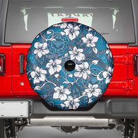 Karakarawa Bula Fiji Spare Tire Cover Fijian Tapa Seamless Hibiscus - Polynesian Pride