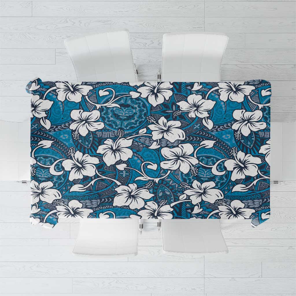 Karakarawa Bula Fiji Tablecloth Fijian Tapa Seamless Hibiscus - Polynesian Pride