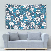 Karakarawa Bula Fiji Tapestry Fijian Tapa Seamless Hibiscus - Polynesian Pride