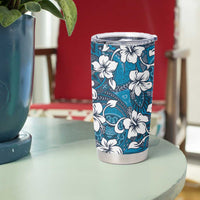 Karakarawa Bula Fiji Tumbler Cup Fijian Tapa Seamless Hibiscus - Polynesian Pride