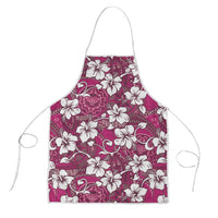 Piqi Bula Fiji Apron Fijian Tapa Seamless Hibiscus - Polynesian Pride