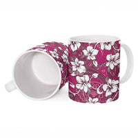 Piqi Bula Fiji Ceramic Mug Fijian Tapa Seamless Hibiscus - Polynesian Pride