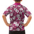 Piqi Bula Fiji Family Matching Off Shoulder Maxi Dress and Hawaiian Shirt Fijian Tapa Seamless Hibiscus - Polynesian Pride