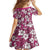 Piqi Bula Fiji Family Matching Off Shoulder Maxi Dress and Hawaiian Shirt Fijian Tapa Seamless Hibiscus - Polynesian Pride