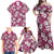 Piqi Bula Fiji Family Matching Off Shoulder Maxi Dress and Hawaiian Shirt Fijian Tapa Seamless Hibiscus - Polynesian Pride