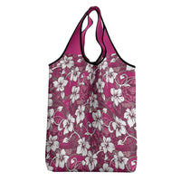 Piqi Bula Fiji Grocery Bag Fijian Tapa Seamless Hibiscus - Polynesian Pride
