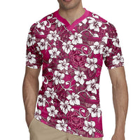 Piqi Bula Fiji Rugby Jersey Fijian Tapa Seamless Hibiscus - Polynesian Pride