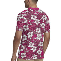 Piqi Bula Fiji Rugby Jersey Fijian Tapa Seamless Hibiscus - Polynesian Pride