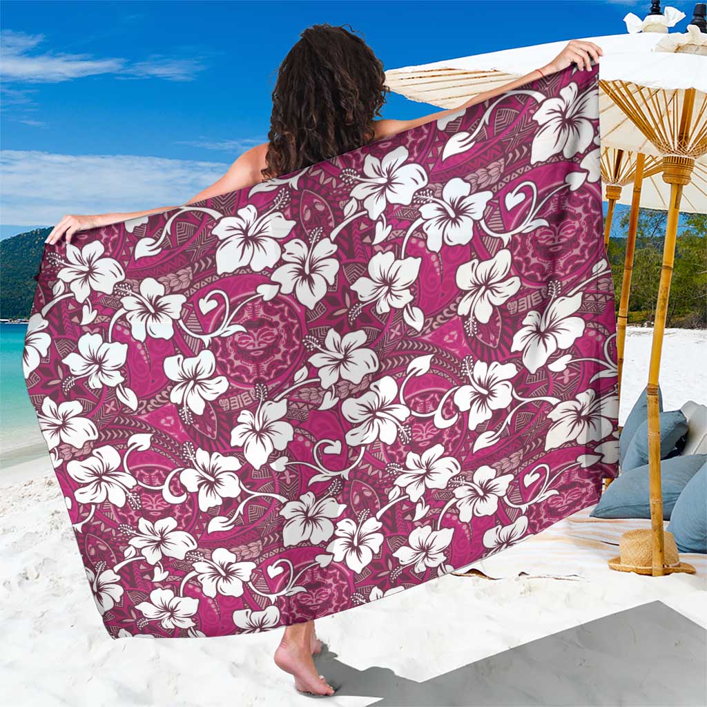 Piqi Bula Fiji Sarong Fijian Tapa Seamless Hibiscus - Polynesian Pride