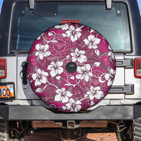 Piqi Bula Fiji Spare Tire Cover Fijian Tapa Seamless Hibiscus - Polynesian Pride