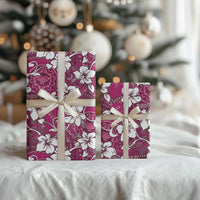 Piqi Bula Fiji Wrapping Paper Fijian Tapa Seamless Hibiscus - Polynesian Pride