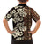 Bula Fiji Masi Family Matching Off Shoulder Maxi Dress and Hawaiian Shirt Tapa Tropical Hibiscus Half Stylized - Polynesian Pride