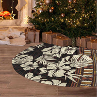Bula Fiji Masi Tree Skirt Tapa Tropical Hibiscus Half Stylized - Polynesian Pride