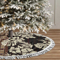 Bula Fiji Masi Tree Skirt Tapa Tropical Hibiscus Half Stylized - Polynesian Pride