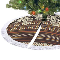 Bula Fiji Masi Tree Skirt Tapa Tropical Hibiscus Half Stylized - Polynesian Pride