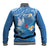 Polynesia Diabetes Awareness Month Baseball Jacket In November We Wear Blue