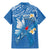 Polynesia Diabetes Awareness Month Family Matching Mermaid Dress and Hawaiian Shirt In November We Wear Blue