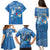 Polynesia Diabetes Awareness Month Family Matching Puletasi and Hawaiian Shirt In November We Wear Blue
