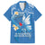 Polynesia Diabetes Awareness Month Family Matching Puletasi and Hawaiian Shirt In November We Wear Blue