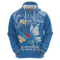 Polynesia Diabetes Awareness Month Hoodie In November We Wear Blue