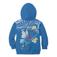 Polynesia Diabetes Awareness Month Kid Hoodie In November We Wear Blue