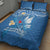 Polynesia Diabetes Awareness Month Quilt Bed Set In November We Wear Blue