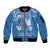 Polynesia Diabetes Awareness Month Sleeve Zip Bomber Jacket In November We Wear Blue