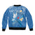 Polynesia Diabetes Awareness Month Sleeve Zip Bomber Jacket In November We Wear Blue