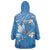 Polynesia Diabetes Awareness Month Wearable Blanket Hoodie In November We Wear Blue